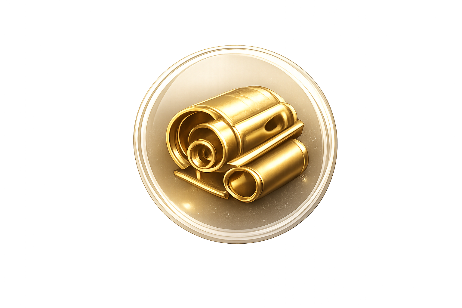 Elementy z mosiądzu do obróbki i montażu